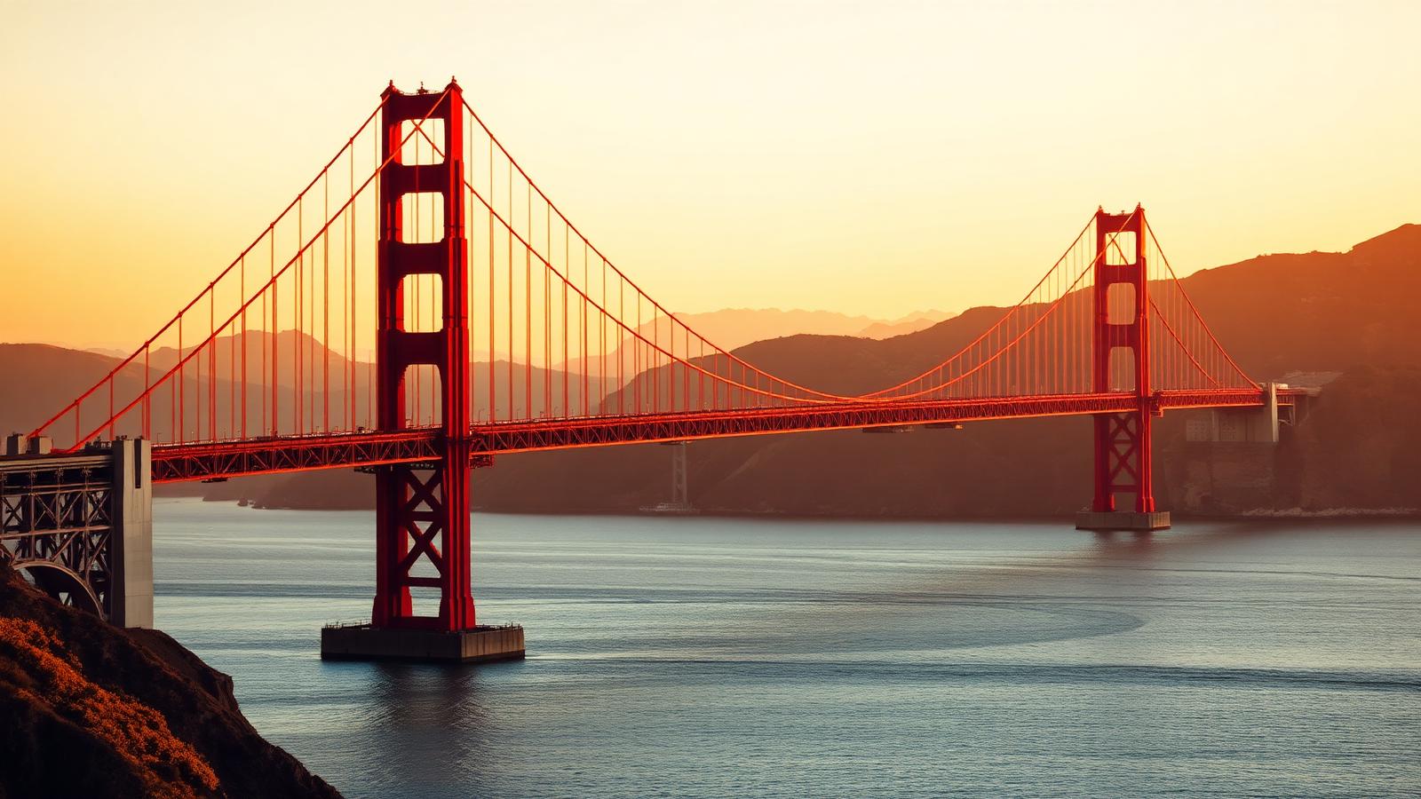 Landschap bij San Francisco